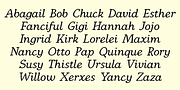 KampIngriana, a Handwritten Font by Ingrimayne Type (Thumbnail 8 of 10)