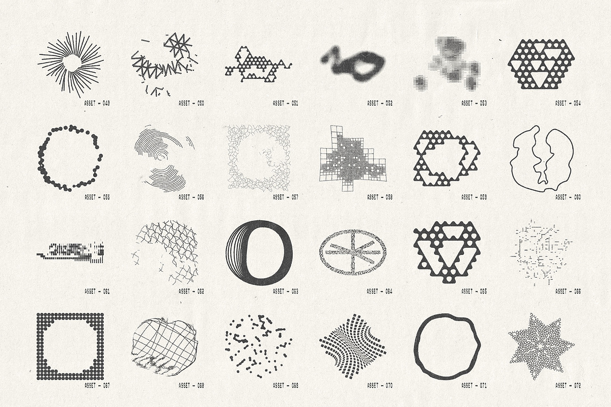 Geometric Interference Collection, an Object Graphic by Vanzyst (Photo 7 of 12)