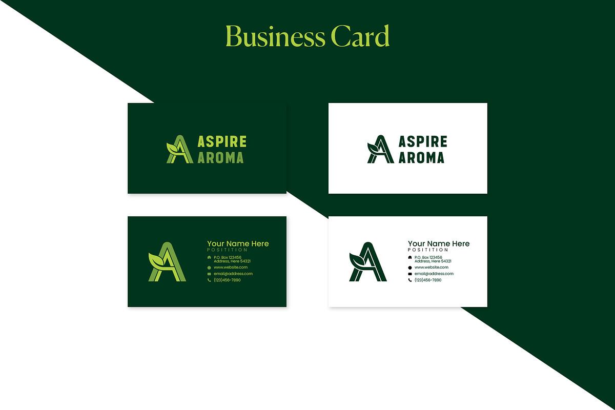 Letter A-Z Nature Logo Kit, a Branding & Logo Template by Luxury Logos (Photo 6 of 11)