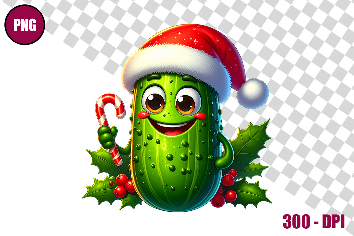 Christmas Pickles Clipart Bundle, a Decorative Illustration by taramija (Photo 8 of 26)