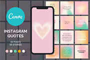 Canva Instagram Gradient Quotes, a Social Media Template by AnnArt (Thumbnail 1 of 10)