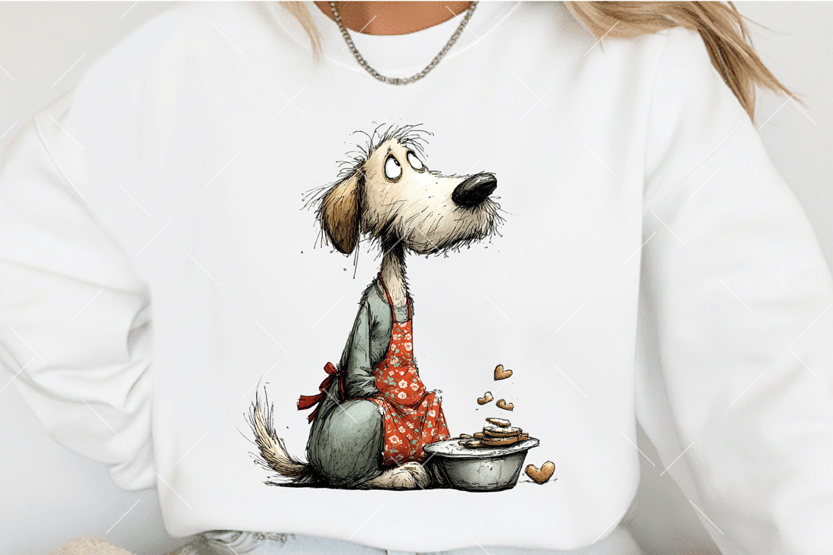 Quirky Valentine Dog Clipart, an Illustration by OK Design (Photo 5 of 6)