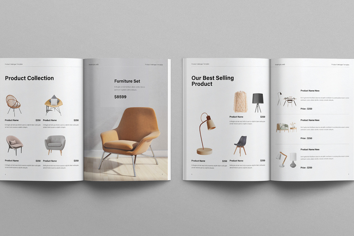 Product Catalog Template, a Brochure Template by E-Type (Photo 3 of 7)