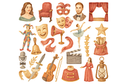 Vintage Opera Theater Icons, an Object Graphic by RT Studio (Thumbnail 2 of 4)