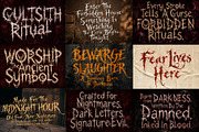 Ultimate Halloween Terror Font Pack, a Handwritten Font by HypeWorksCo (Thumbnail 8 of 15)