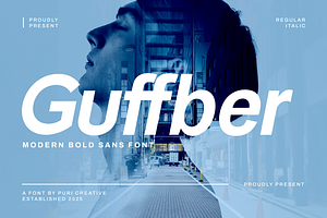 Guffber - Modern Bold Sans Font