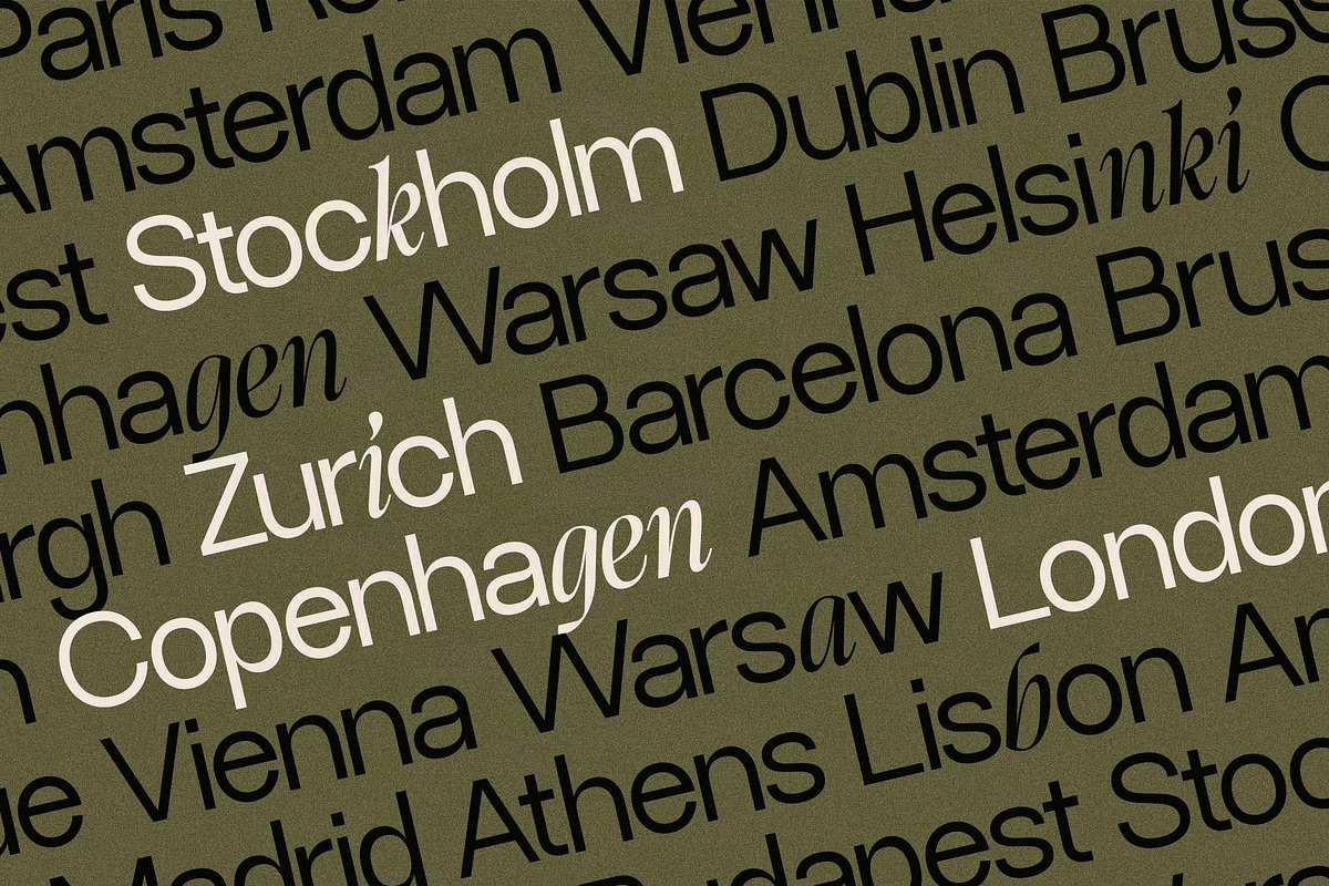 Dessign Maison - Hybrid Display Font, a Serif Font by SilverStag Type Foundry (Photo 17 of 18)