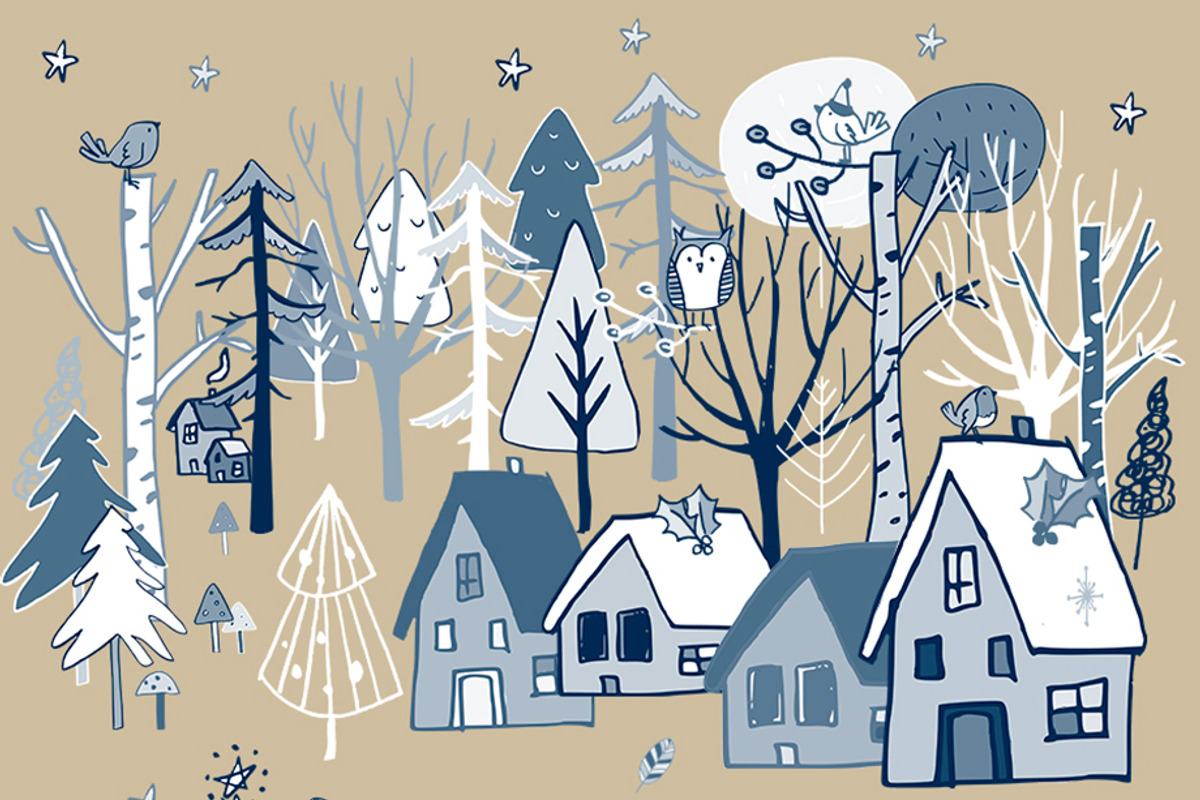 Christmas Set Wood Clipart - 103 PNG, an Illustration by Bamboobear Books Shop (Photo 3 of 5)