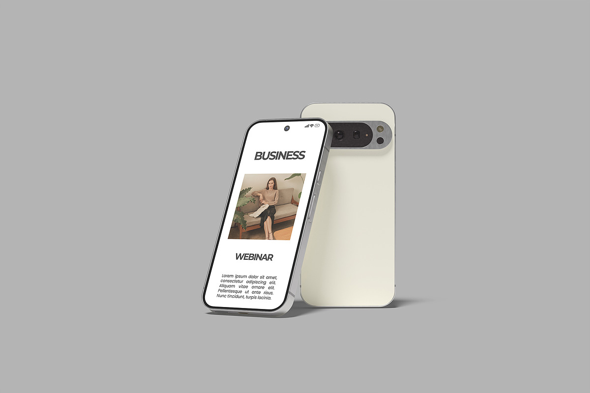 Smartphone Screen Mockup, a Device Mockup by lamorastudio (Photo 6 of 11)