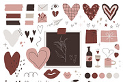 LOVE SHAPES - Abstract valentine set, a Decorative Illustration by Artnis (Thumbnail 2 of 8)
