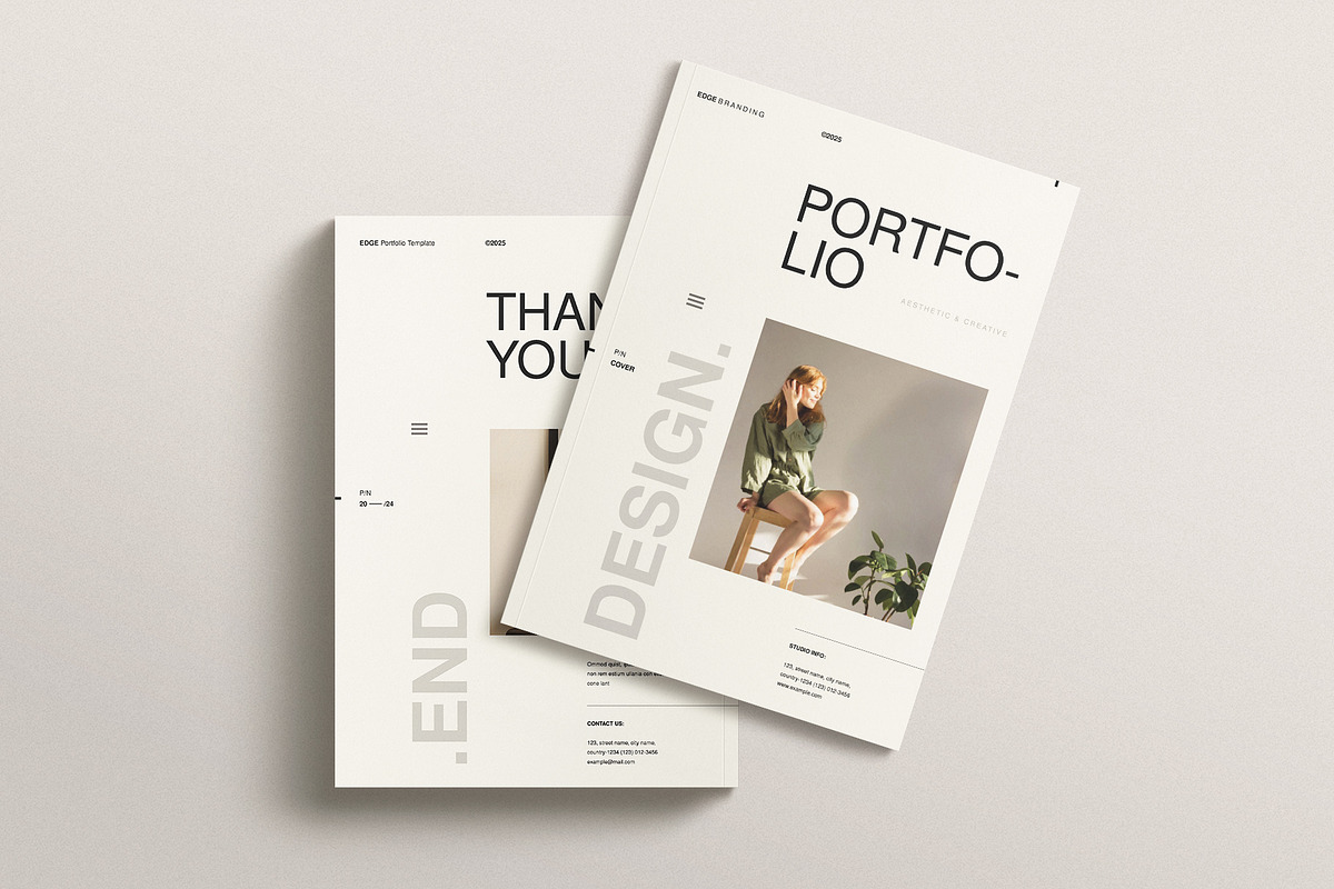 Design Portfolio and Resume Template, a Brochure Template by ArtisanaAura (Photo 9 of 9)