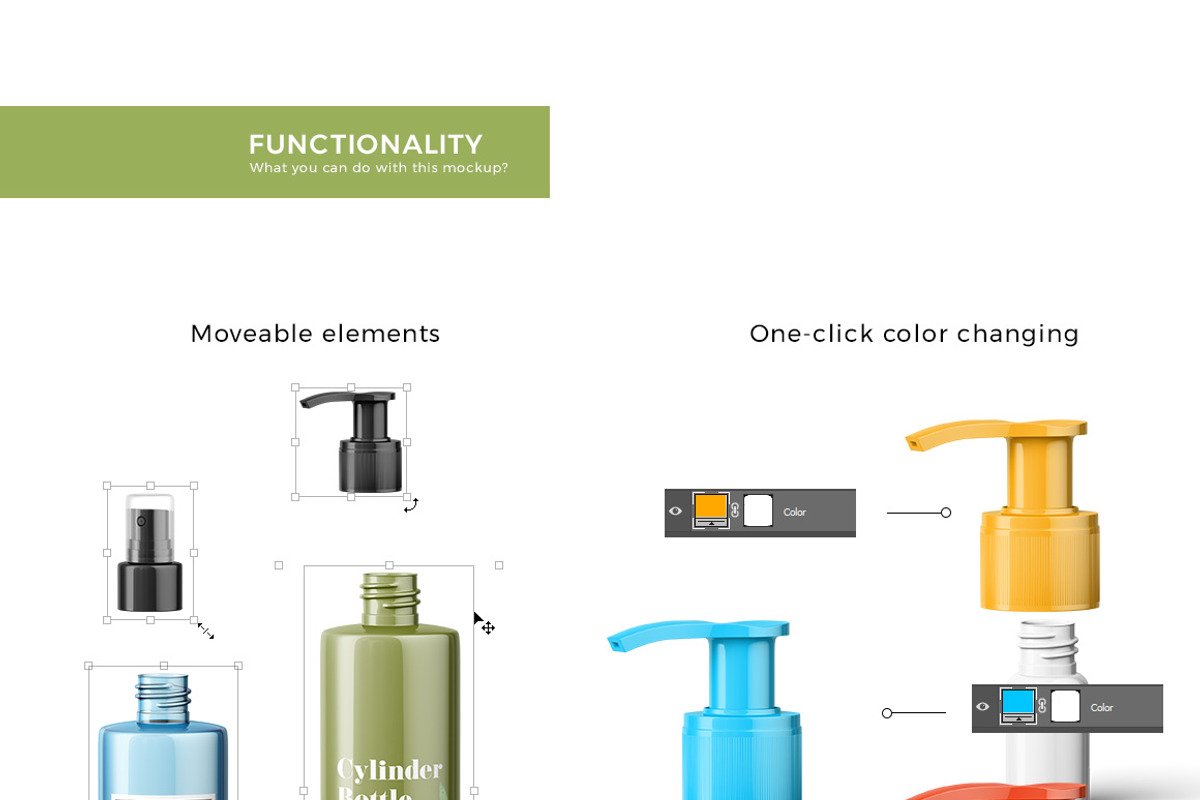 Cosmetic Bottles Mockup Vol.2, a Product Mockup by Kotulsky Mockups (Photo 3 of 4)