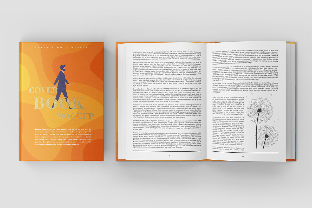 Book Cover Mockup Set, a Books & Magazine Mockup by Seven Lights (Photo 11 of 12)