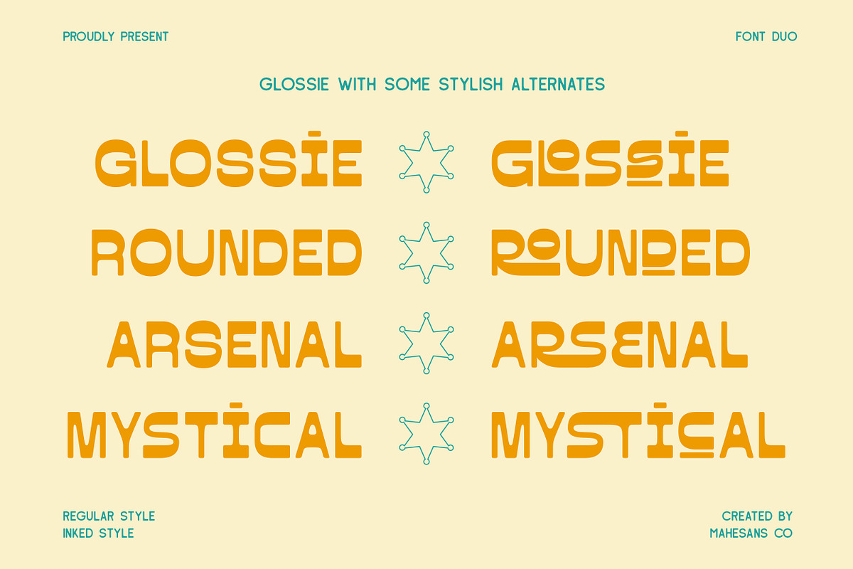 Glossie & Charmie | Font Duo, a Sans Serif Font by Mahesans Co (Photo 7 of 11)