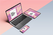 Digital Devices Screen Mockup Set, a Device Mockup by Runend (Thumbnail 7 of 20)