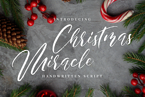 Christmas Miracle Brush Script preview 8