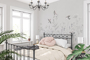 Wallpaper mockup Room wall mockup, a Household Mockup by Hunny Badger (Thumbnail 2 of 7)