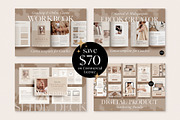 4 in 1 Course Creator Bundle CANVA, a Presentation Template by Studio Loire (Thumbnail 2 of 73)