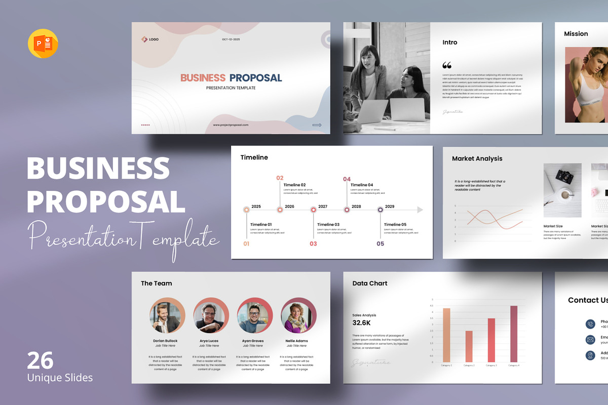 Business Proposal PowerPoint, a Presentation Template by Design Vault (Photo 1 of 4)