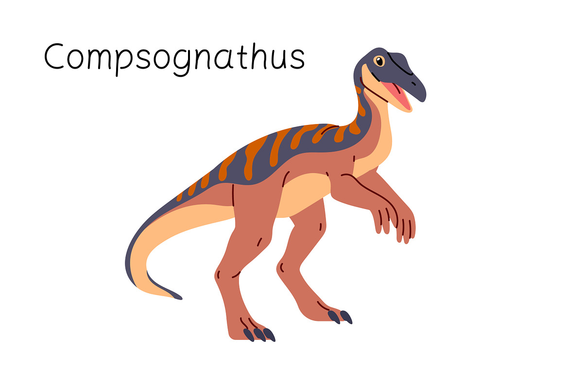 Dinosaurs, big ancient animals set, an Animal Illustration by PaperTrident (Photo 11 of 19)