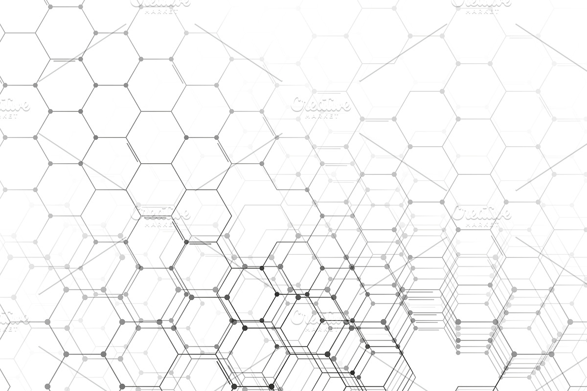 Chemistry 3D pattern on white, a Healthcare Illustration by VectorShop (Photo 5 of 6)