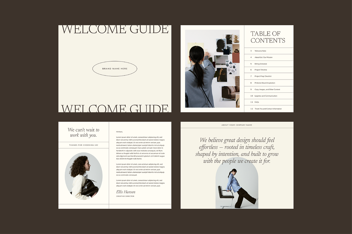 Client Welcome Guide Template, a Presentation Template by MARA Design Co. (Photo 5 of 6)