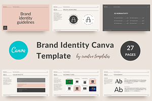 Brand Guideliness Canva Template