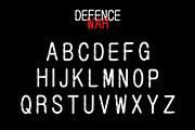 Defence War, a Font by Limited.studio (Thumbnail 4 of 6)