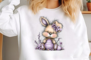 Whimsical Easter Bunny Clipart, an Illustration by GatewayDesign (Thumbnail 3 of 5)