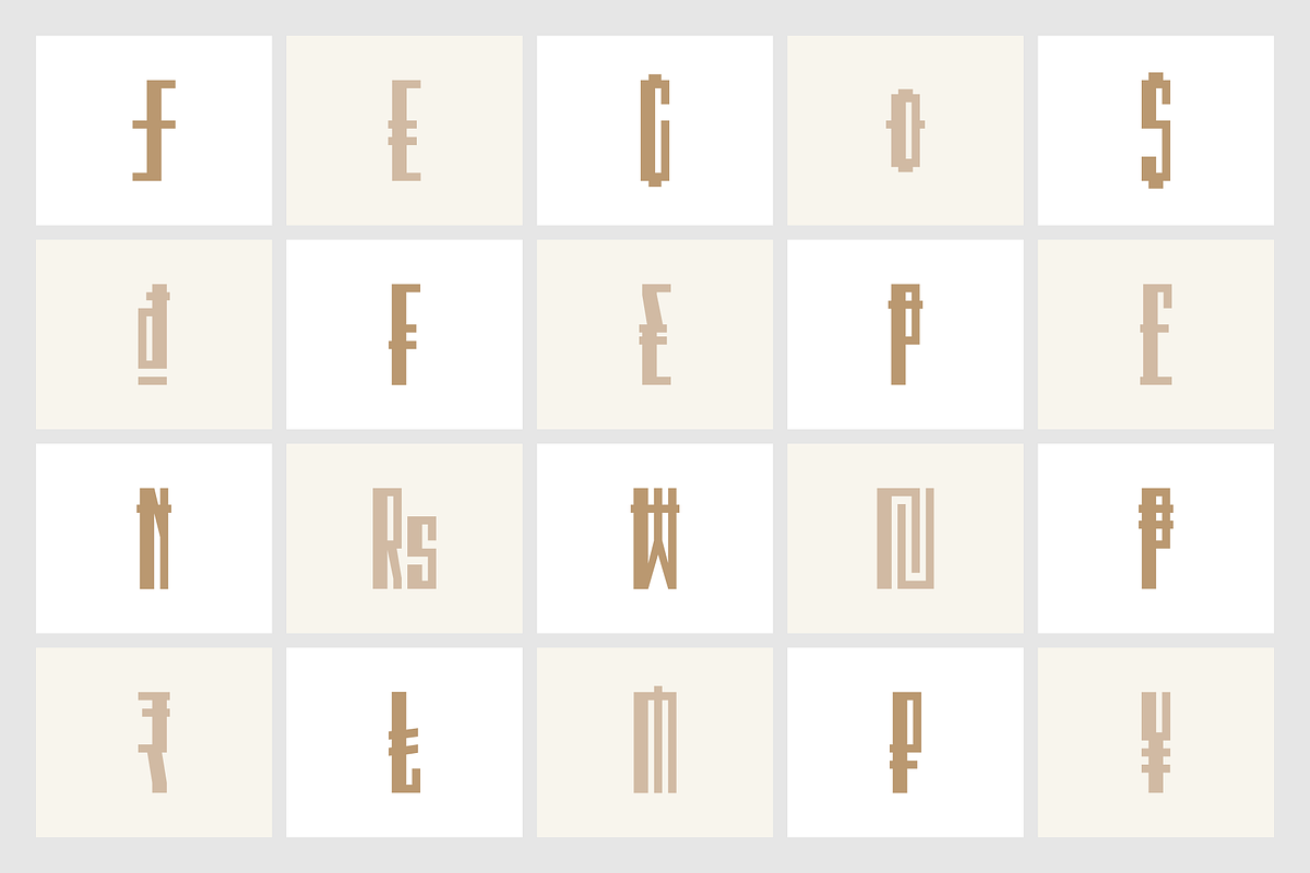 Monateb – A Font Family (44 Fonts), a Font by alpercakici (Photo 4 of 16)