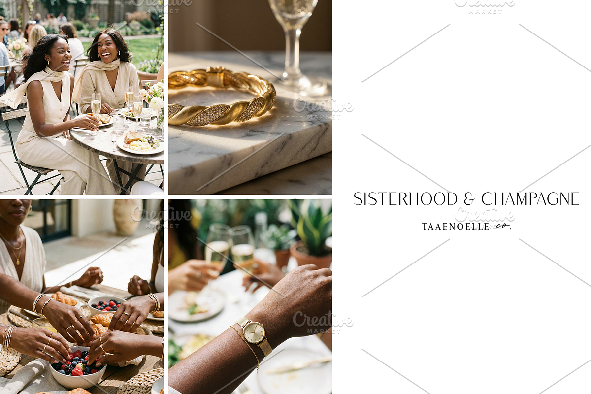 Women & Brunch Editorial Pack, a Beauty & Fashion Photo by Taaenoelle + Co (Photo 2 of 6)