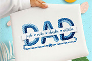 Dad Split Name Frame PNG, Father's, an Illustration by Designking (Thumbnail 3 of 6)
