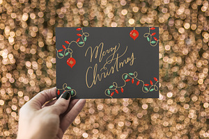 Cute Christmas. Patterns & Lettering