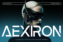 Aexiron Modern Futuristic Font