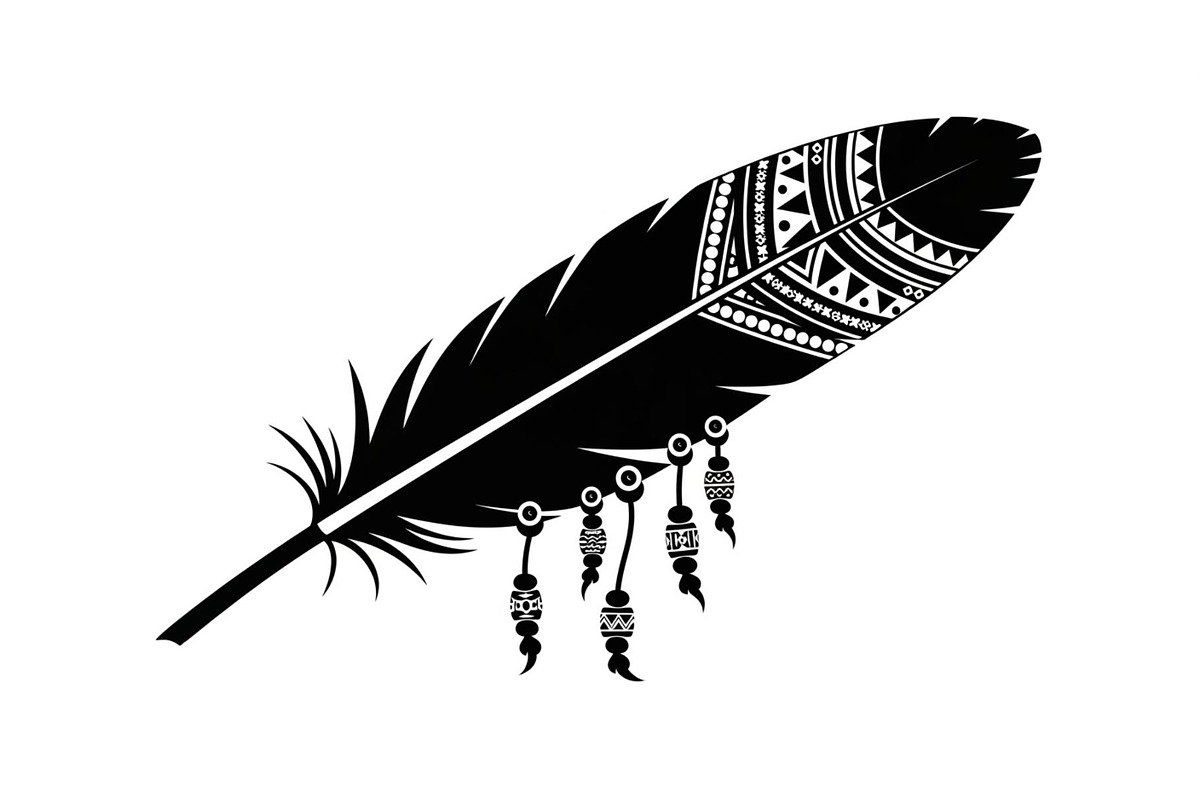 Boho Tribal Feather Bundle, an Illustration by Designs_River (Photo 24 of 31)