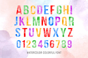 Watercolor Font family, a Font by Font Craft Studio (Thumbnail 4 of 9)