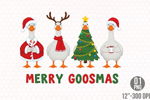 Funny Christmas Png Silly Goose, a Graphic by Designking