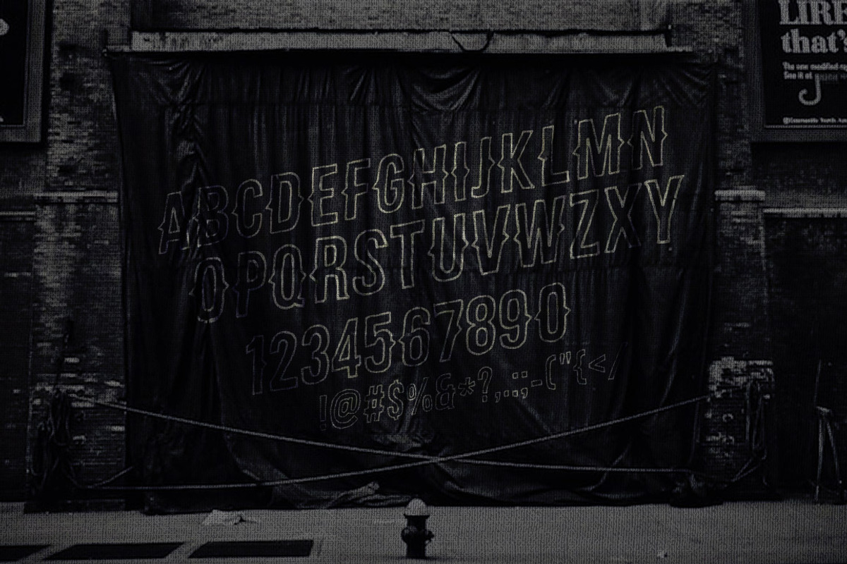 Brooklyn Coffee Custom Font preview 4