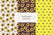 Sunflowers patterns, a Pattern Graphic by Lyolya Profitrolya (Thumbnail 1 of 5)