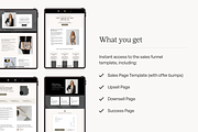 ThriveCart Sales Funnel Template, a Landing Page Template by Pixel & Flow (Thumbnail 3 of 9)