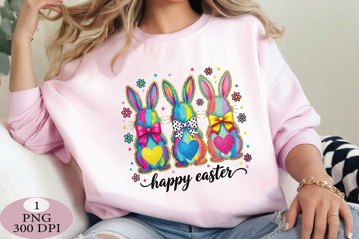 Happy Easter PNG, Coquette Easter Bu, an Illustration by Daily.Designs (Photo 5 of 5)