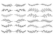 Hand Drawn Floral Dividers Pack, a Decorative Illustration by alexdndz (Thumbnail 5 of 6)