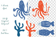 Scandinavian Kids Seamless Patterns, a Pattern Graphic by Oksana Dovhopol Art (Thumbnail 9 of 15)