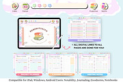Cute Undated Digital Planner, a Stationery Template by Tas Creative Studio (Thumbnail 6 of 9)
