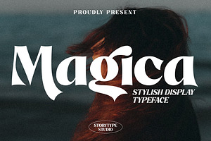 Magica Stylish Display Typeface Font