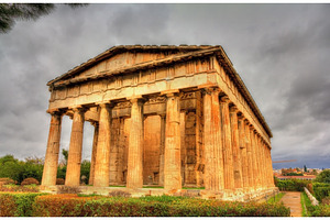 Temple of hephaestus in athens greece featuring temple, athens, and, an Architecture Photo by Leonid Andronov