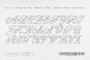 The Ash Forged Textured Script, a Script Font by AnMark (Thumbnail 7 of 17)