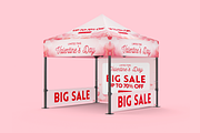 Outdoor Canopy Tent Mockup Set, an Advertising Mockup by Se٧enStudio (Thumbnail 6 of 8)
