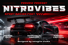 Nitrovibes – Sport Racing Font
