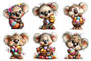 Whimsical Easter Koala Clipart, an Illustration by Daily.Designs (Thumbnail 5 of 7)